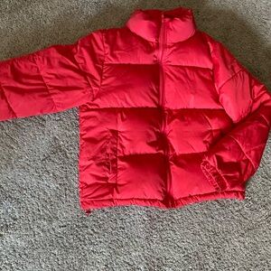 Red Puffer Jacket